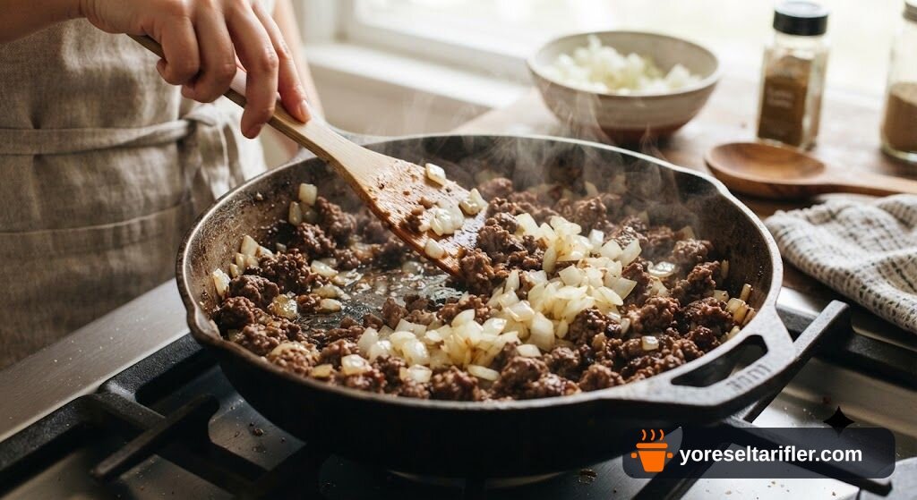 Ev Usulü Bolonez Soslu Klasik Makarna Tarifi — Adım 2