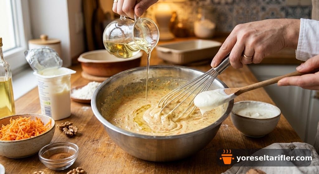 Ev Usulü Havuçlu Tarçınlı Kek Tarifi — Adım 2