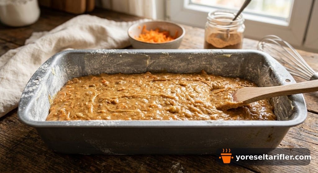 Ev Usulü Havuçlu Tarçınlı Kek Tarifi — Adım 7