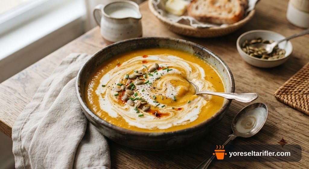 Ev Usulü Kolay Bal Kabağı Çorbası Tarifi — Adım 6
