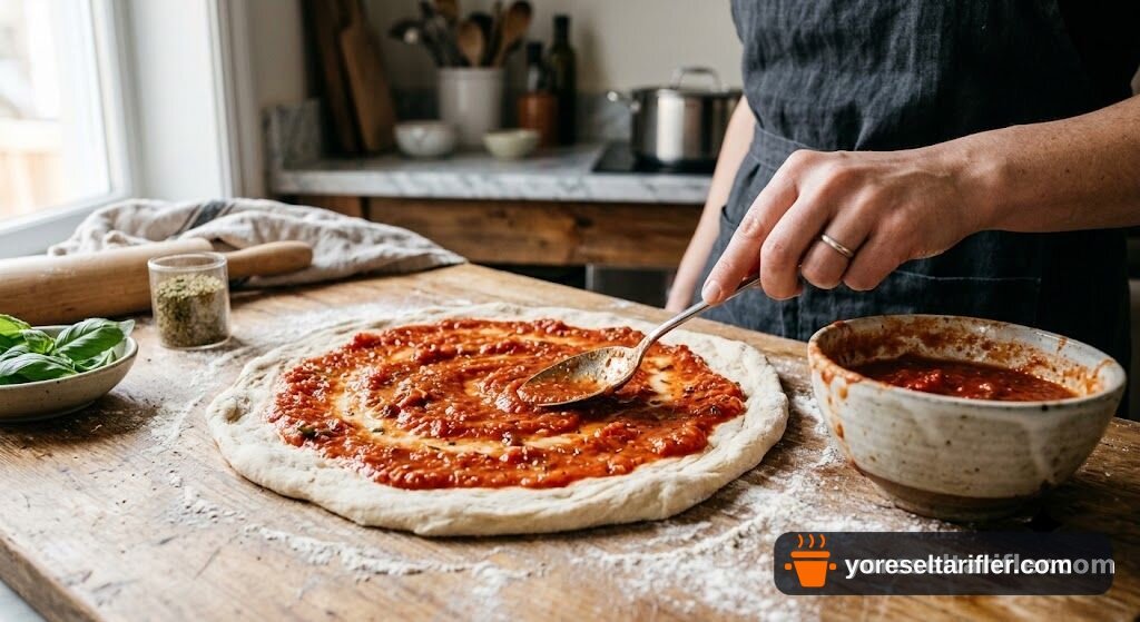 Ev Usulü Pizza Tarifi — Adım 10