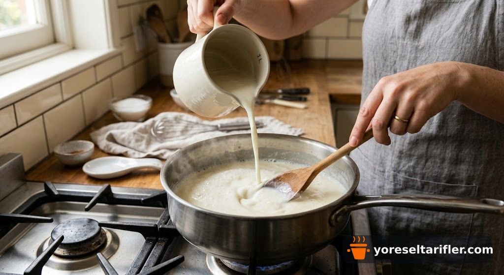 Ev Usulü Tavuk Göğsü Tatlısı Tarifi — Adım 3