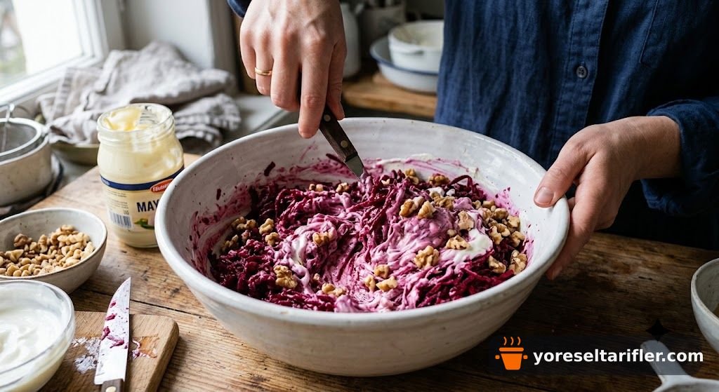 Ev Usulü Yoğurtlu Pancar Salatası Tarifi — Adım 3