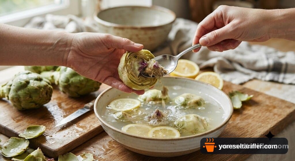 Ev Usulü Zeytinyağlı Enginarlı Pilav Tarifi — Adım 2