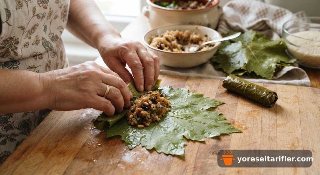 Ev Usulü Zeytinyağlı Yaprak Sarma Tarifi — Adım 2
