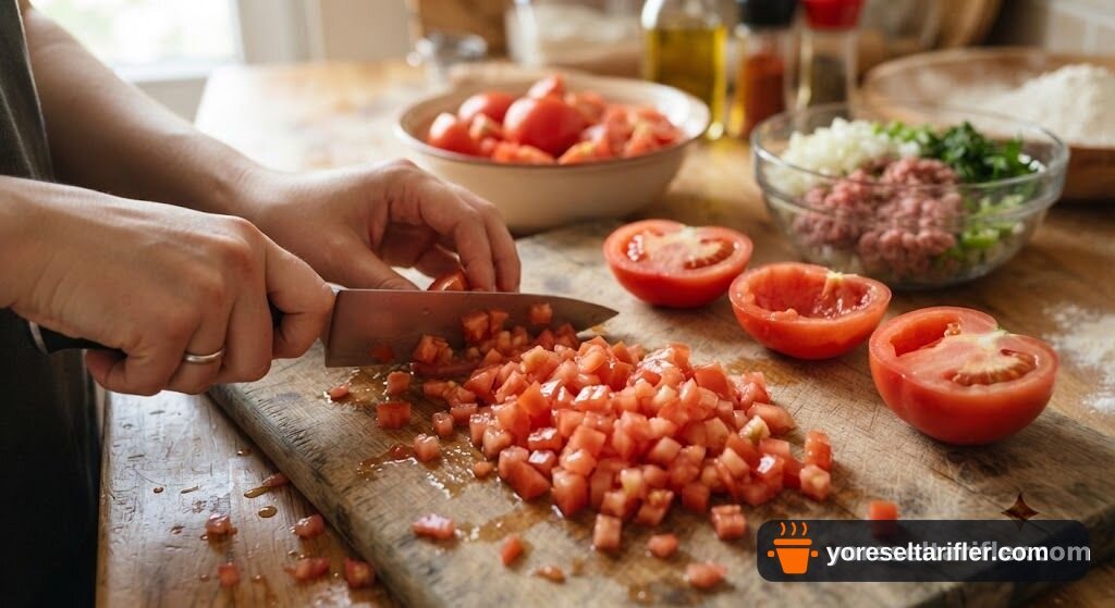 Ev Yapımı Etli Ekmek Tarifi — Adım 1