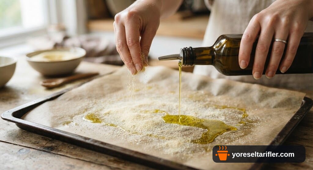 Ev Yapımı İtalyan Pizzası Tarifi — Adım 7