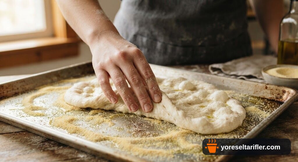 Ev Yapımı İtalyan Pizzası Tarifi — Adım 8