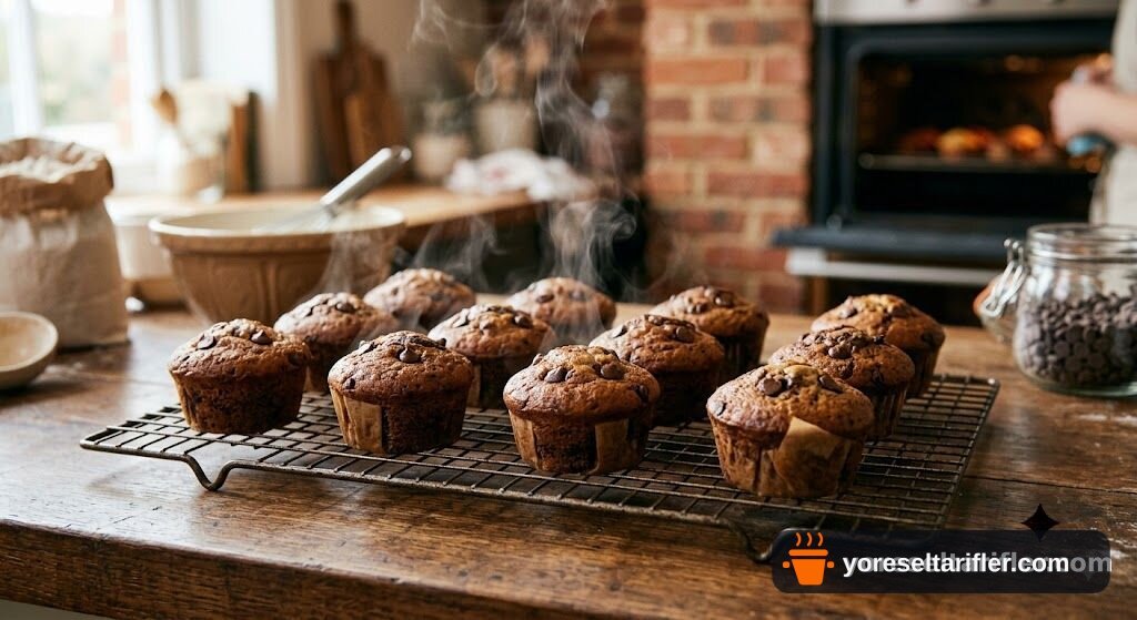 Ev Yapımı Kakaolu Mini Cupcake Tarifi — Adım 4