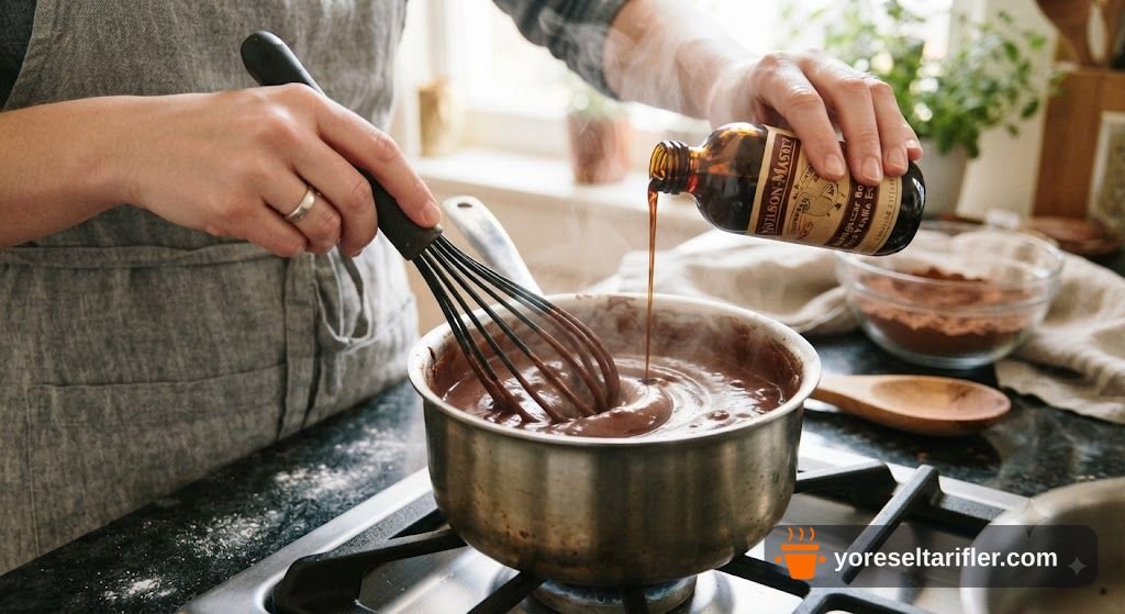 Ev Yapımı Kakaolu Puding Tarifi — Adım 2
