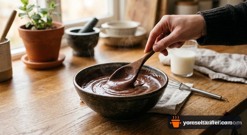 Ev Yapımı Kakaolu Puding Tarifi — Adım 3