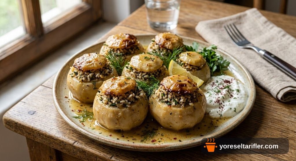 Ev Yapımı Kereviz Dolması Tarifi — Adım 1