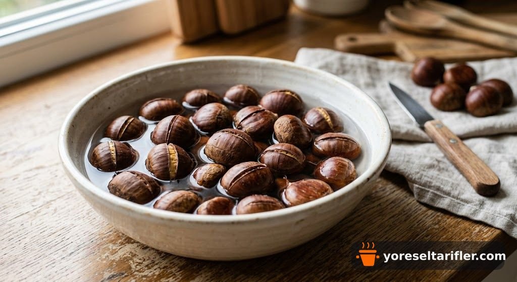 Ev Yapımı Kestane Şekeri Tarifi — Adım 1