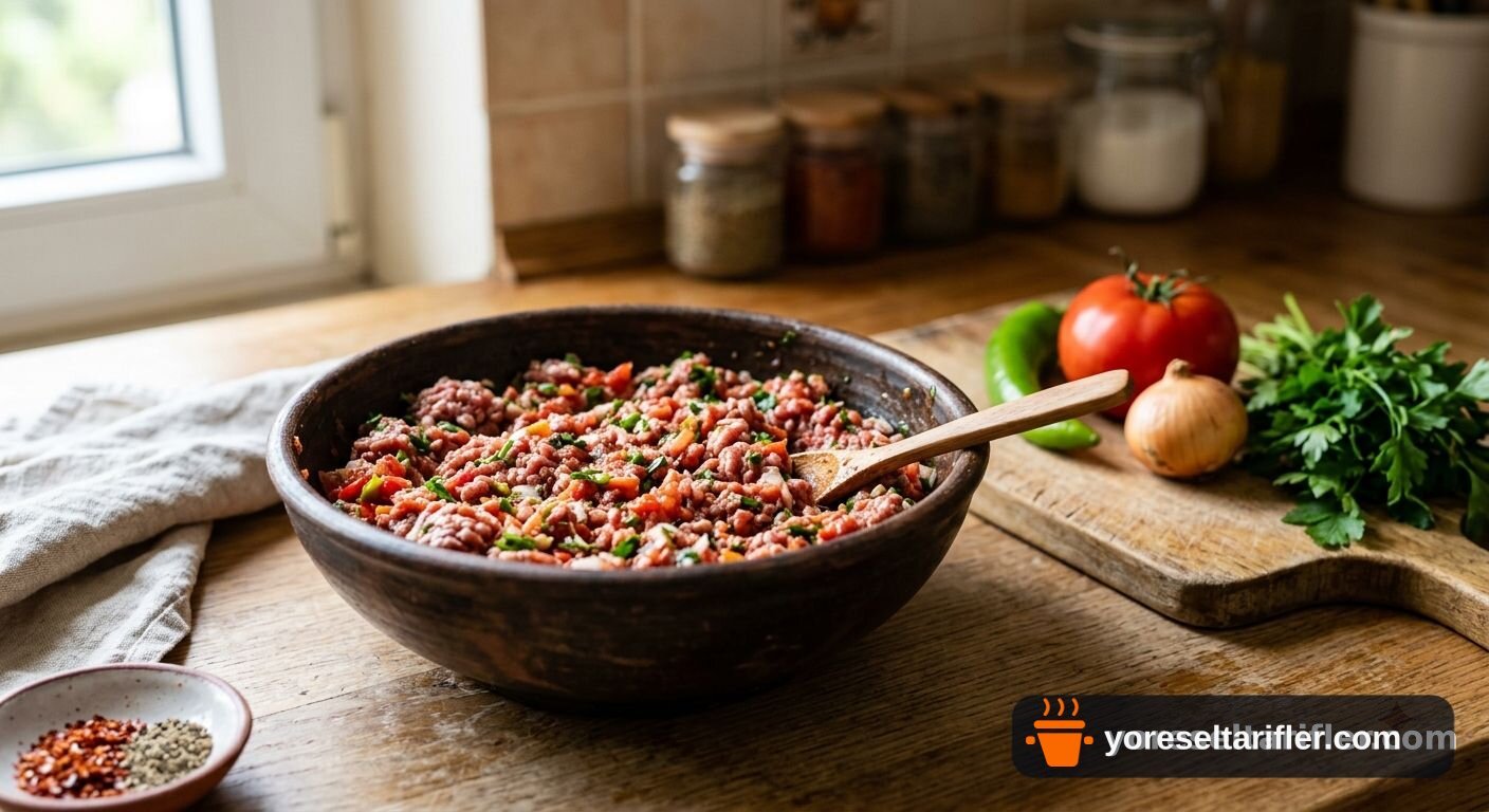Ev Yapımı Kıymalı Pide Tarifi — Adım 3