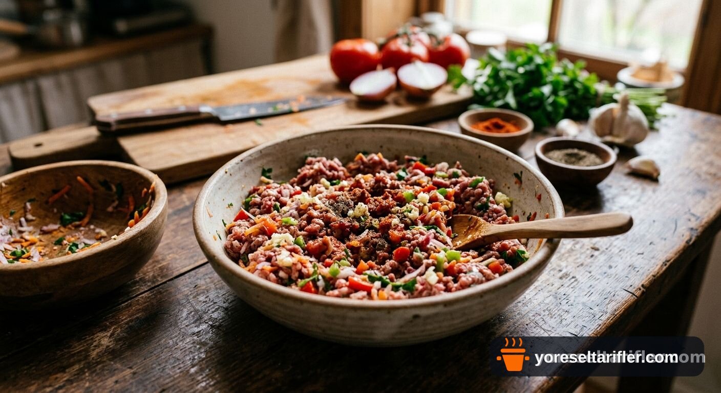 Ev Yapımı Kıymalı Pide Tarifi — Adım 4