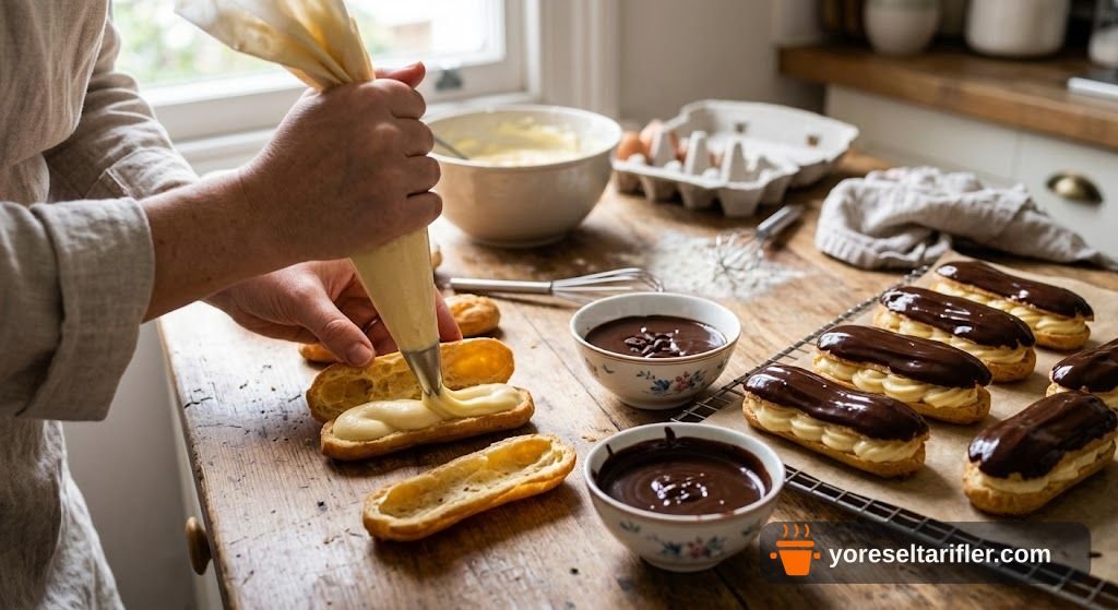 Ev Yapımı Klasik Ekler Pasta Tarifi — Adım 6