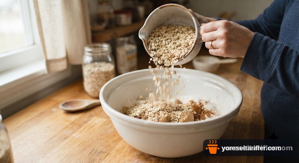 Ev Yapımı Kuru Meyveli Granola Tarifi — Adım 1