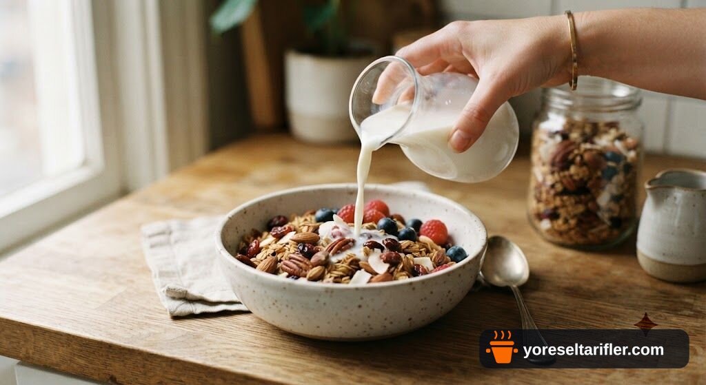 Ev Yapımı Kuru Meyveli Granola Tarifi — Adım 3