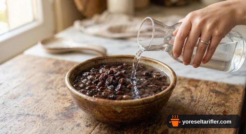 Ev Yapımı Kuru Üzüm Hoşafı Tarifi — Adım 1