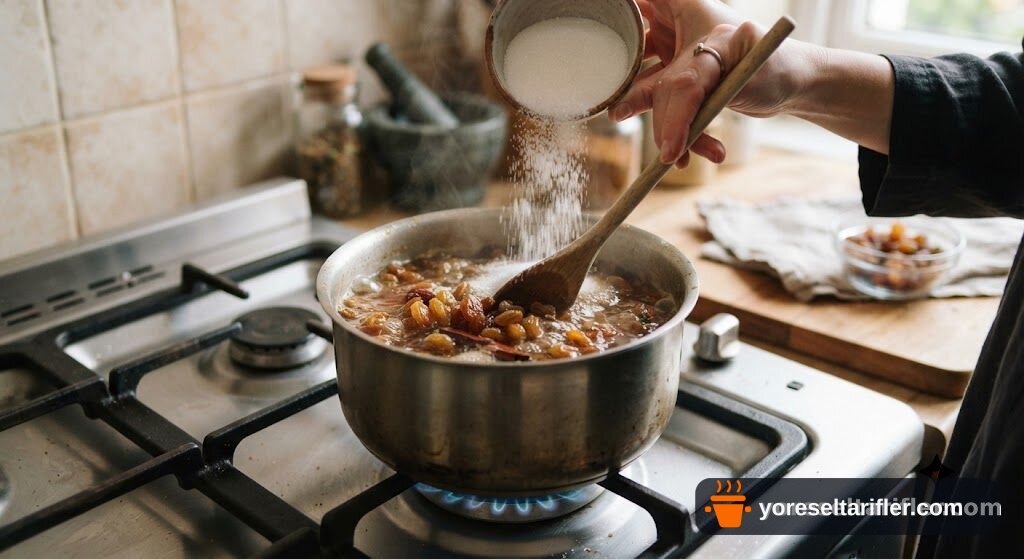 Ev Yapımı Kuru Üzüm Hoşafı Tarifi — Adım 5