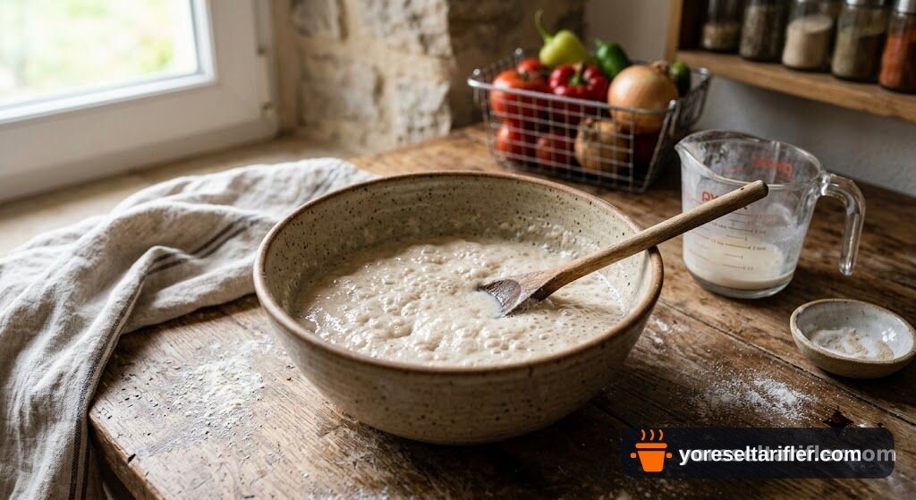 Ev Yapımı Kuşbaşılı Pide Tarifi — Adım 1