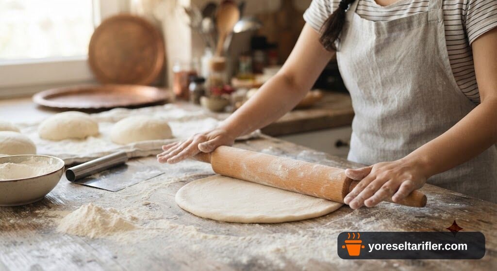 Ev Yapımı Kuşbaşılı Pide Tarifi — Adım 11