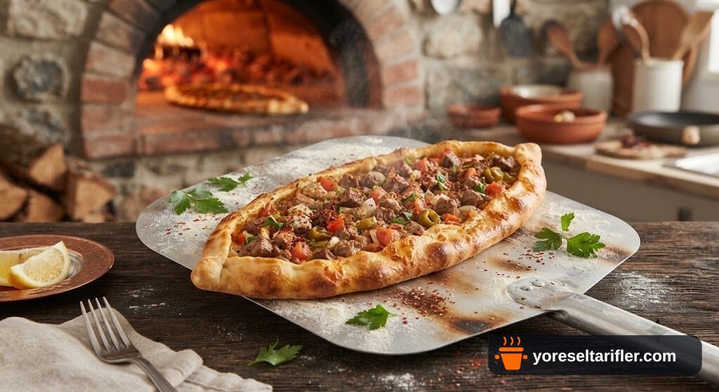 Ev Yapımı Kuşbaşılı Pide Tarifi — Adım 13