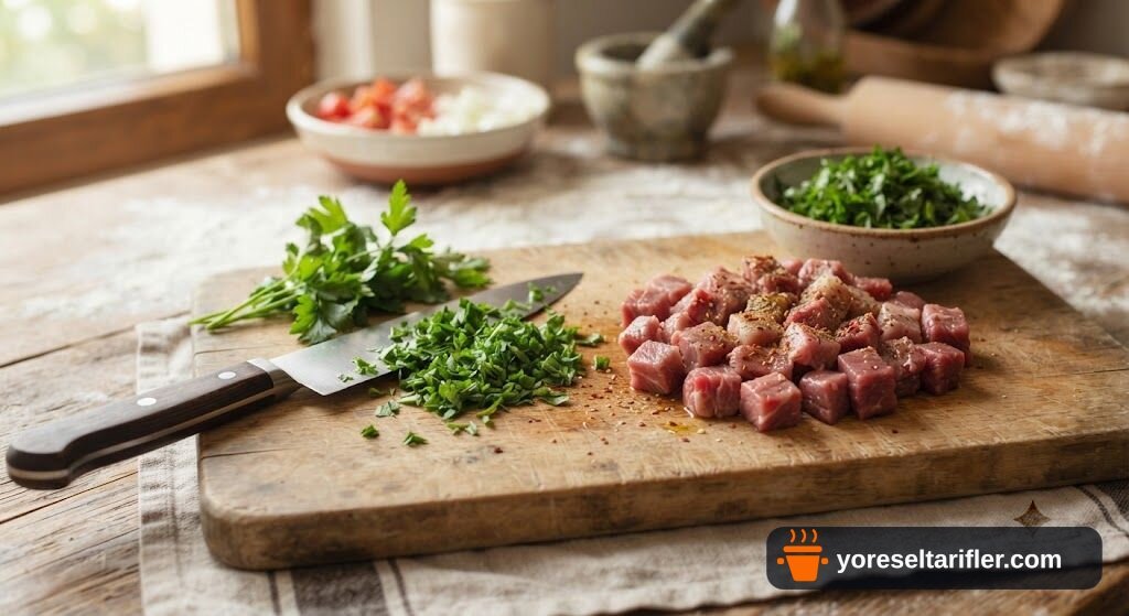 Ev Yapımı Kuşbaşılı Pide Tarifi — Adım 5