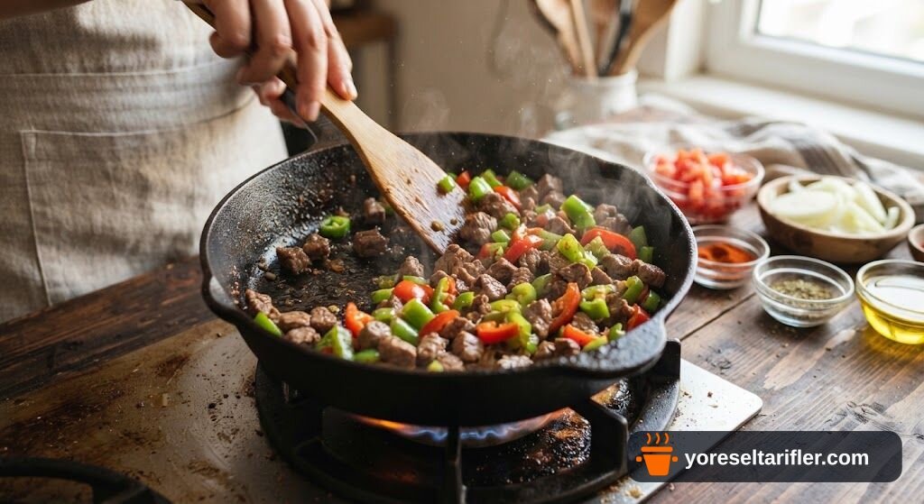 Ev Yapımı Kuşbaşılı Pide Tarifi — Adım 7