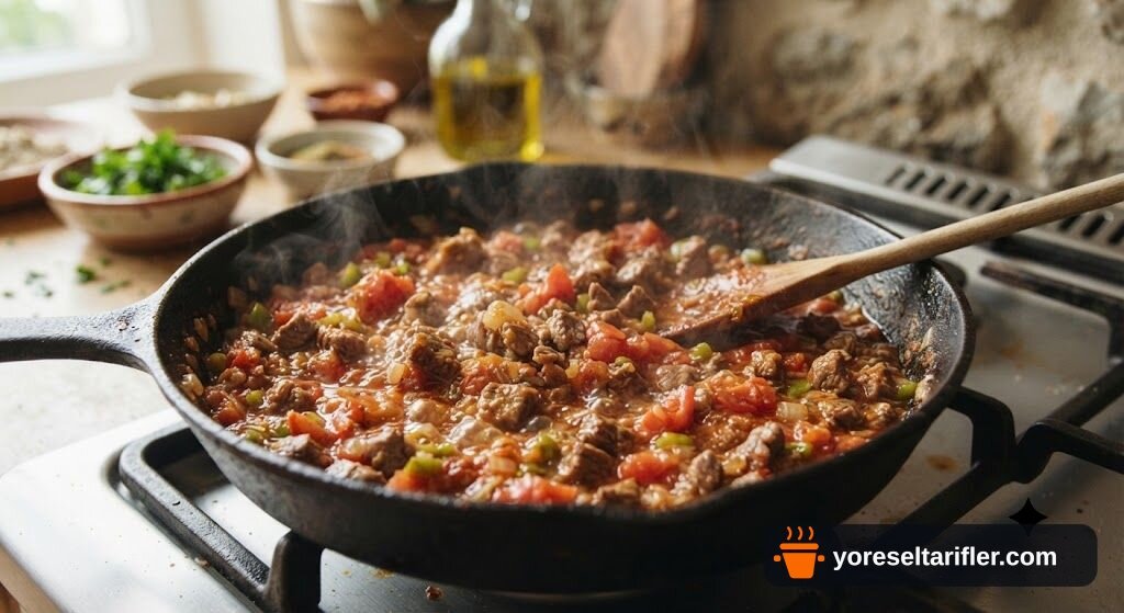 Ev Yapımı Kuşbaşılı Pide Tarifi — Adım 8