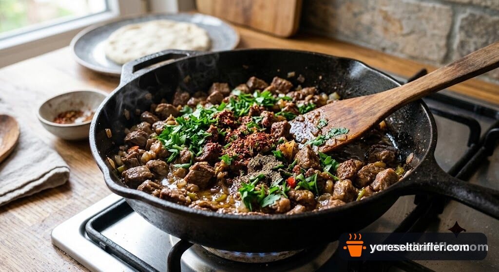 Ev Yapımı Kuşbaşılı Pide Tarifi — Adım 9