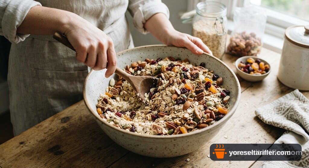 Ev Yapımı Müsli Tarifi — Adım 1