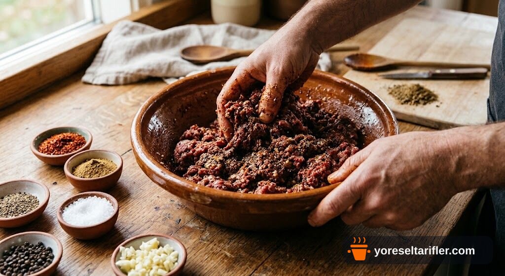 Ev Yapımı Sucuk Tarifi — Adım 2