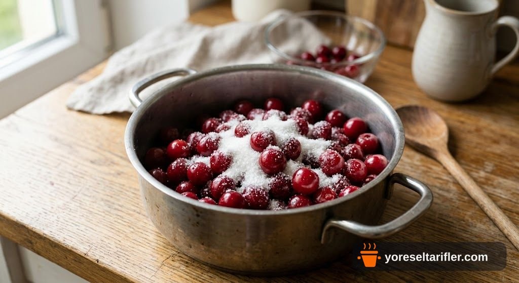 Ev Yapımı Vişne Hoşafı Tarifi — Adım 1