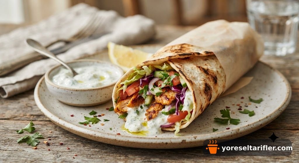 Ev Yapımı Yoğurt Soslu Tavuk Döner Tarifi — Adım 4