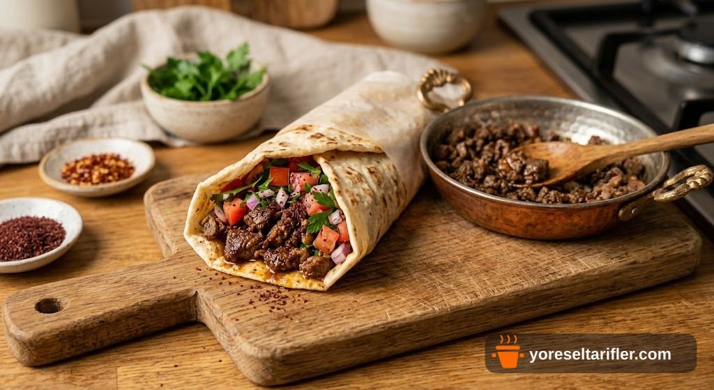 Ev Yapımı Yumuşacık Ekmeğiyle Tantuni Tarifi — Adım 8