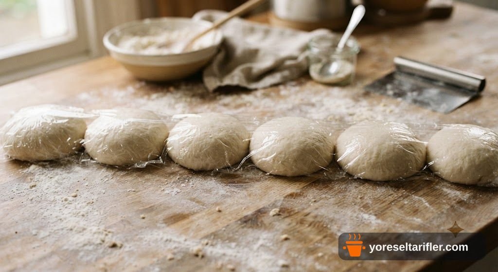Ev Yapımı Yumuşacık Hamburger Ekmeği Tarifi — Adım 6