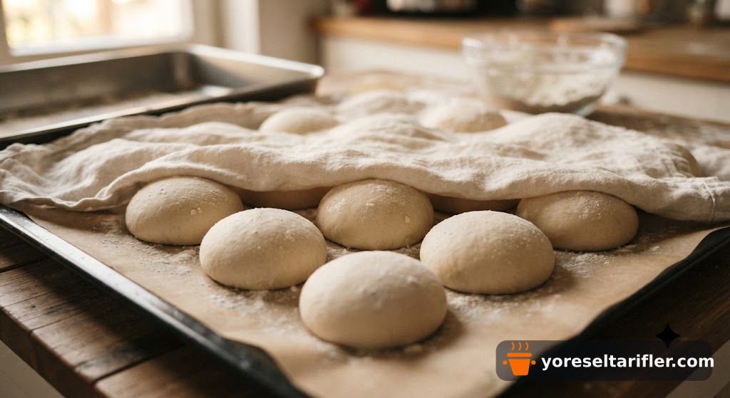 Ev Yapımı Yumuşacık Hamburger Ekmeği Tarifi — Adım 7