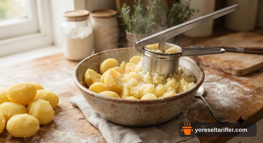Ev Yapımı Yumuşak Gnocchi Tarifi — Adım 1