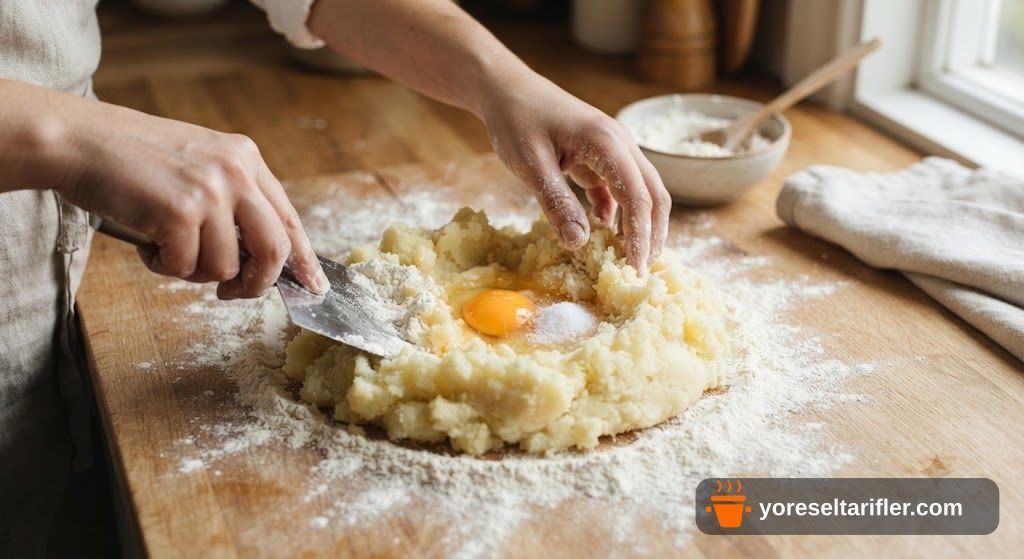 Ev Yapımı Yumuşak Gnocchi Tarifi — Adım 2