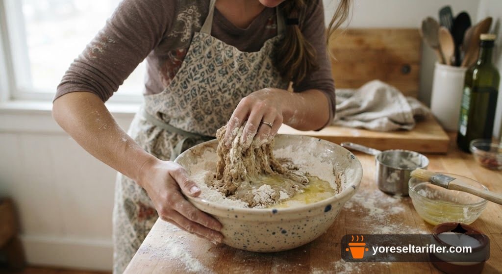 Ev Yapımı Yumuşak Hamburger Ekmeği Tarifi — Adım 2