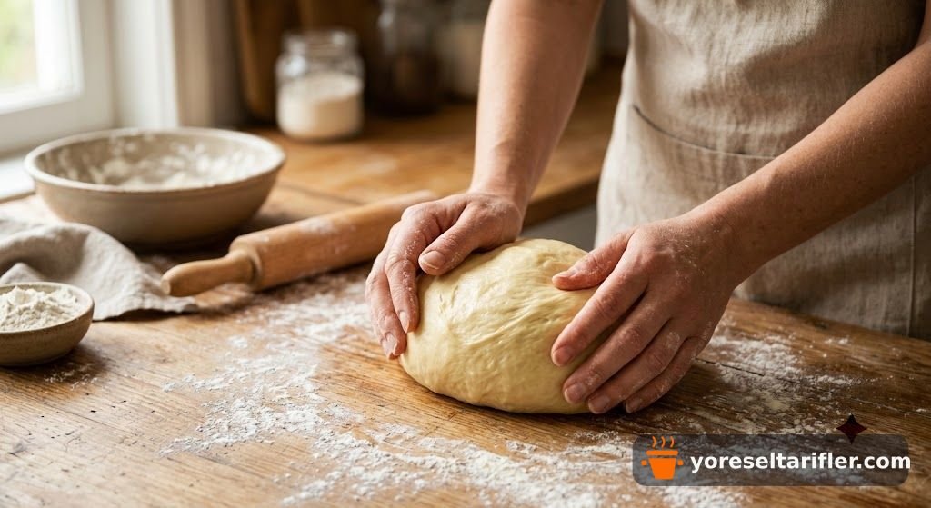 Ev Yapımı Yumuşak Hamburger Ekmeği Tarifi — Adım 3