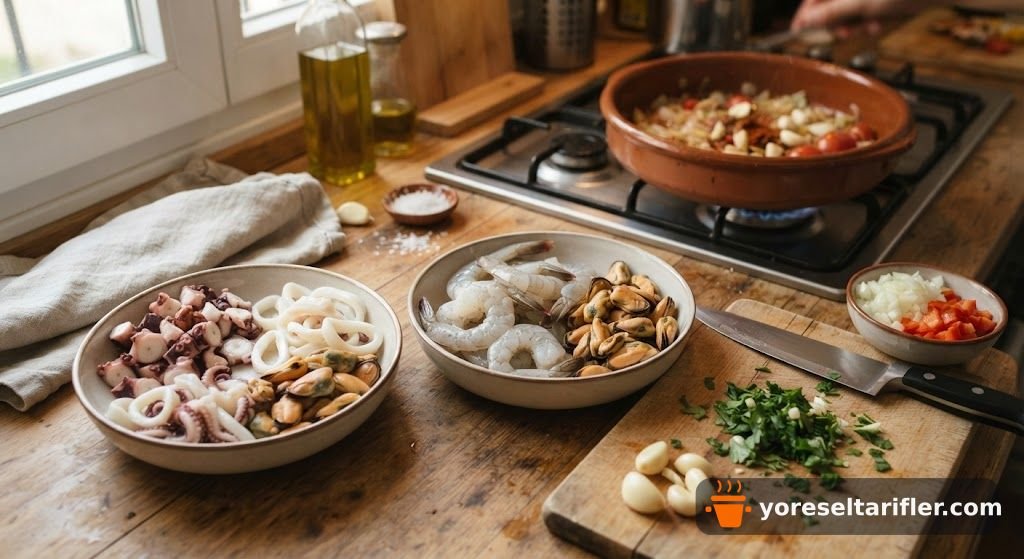 Ev Yapımı Zarzuella (İspanyol Kavurması) Tarifi — Adım 1
