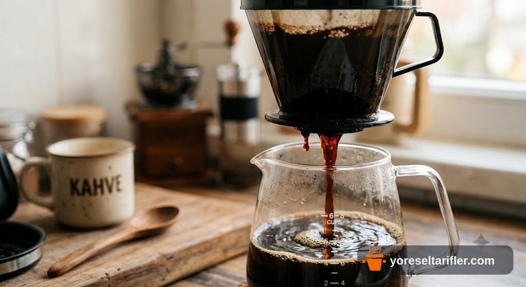 Evde Bitter Çikolatalı Mocha Tarifi — Adım 1