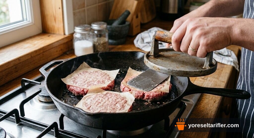 Ezilmiş Burger (Smashed Burger) Tarifi — Adım 17