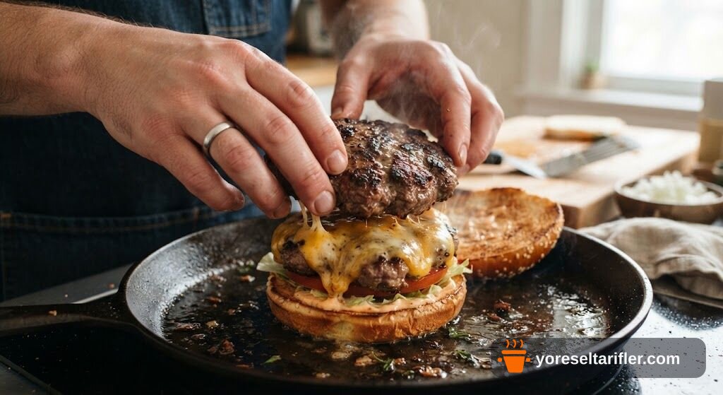 Ezilmiş Burger (Smashed Burger) Tarifi — Adım 21