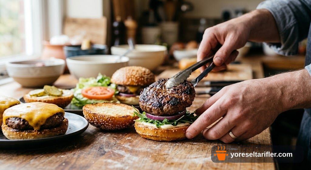 Ezilmiş Burger (Smashed Burger) Tarifi — Adım 22