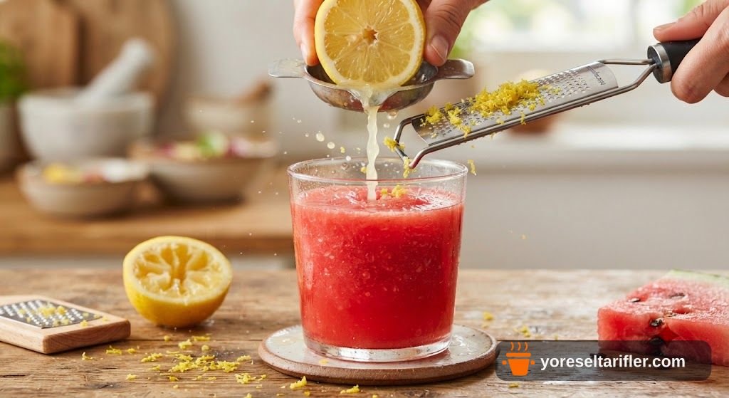 Ferahlatan Karpuzlu Limonata Tarifi — Adım 3