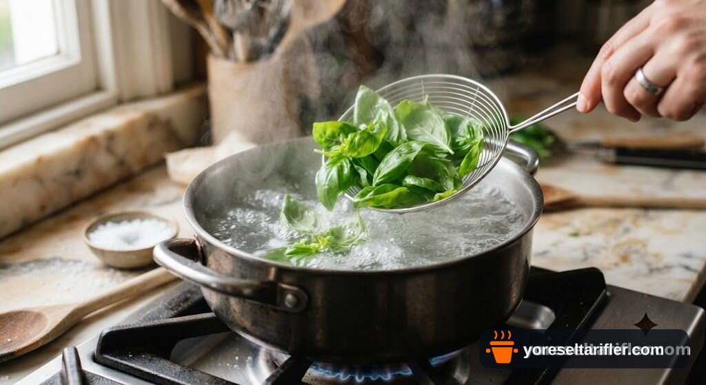 Fesleğen Pesto Sos Tarifi — Adım 1