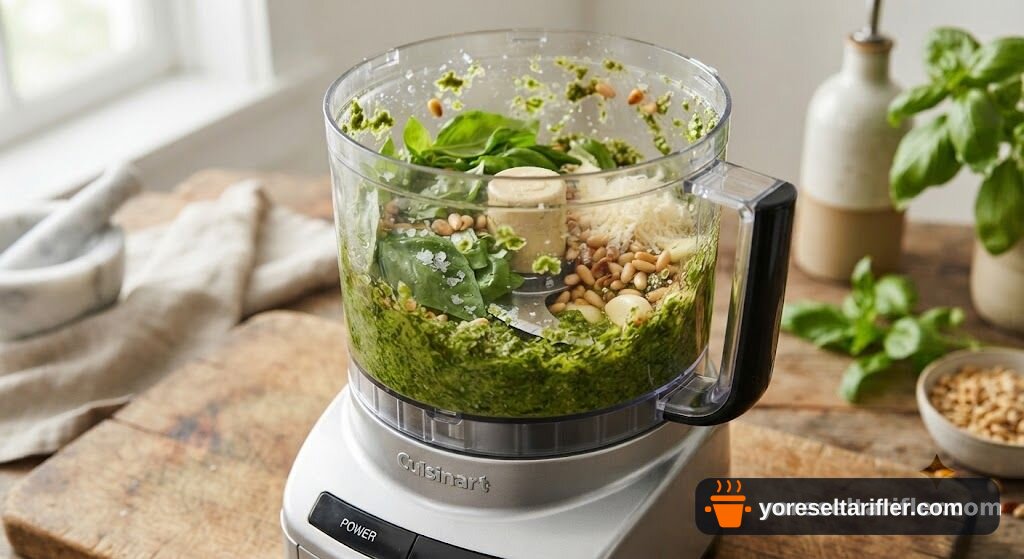 Fesleğen Pesto Sos Tarifi — Adım 3